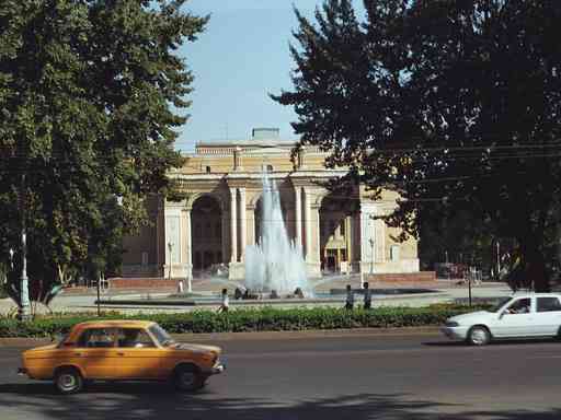 Het opera gebouw in Tashkent